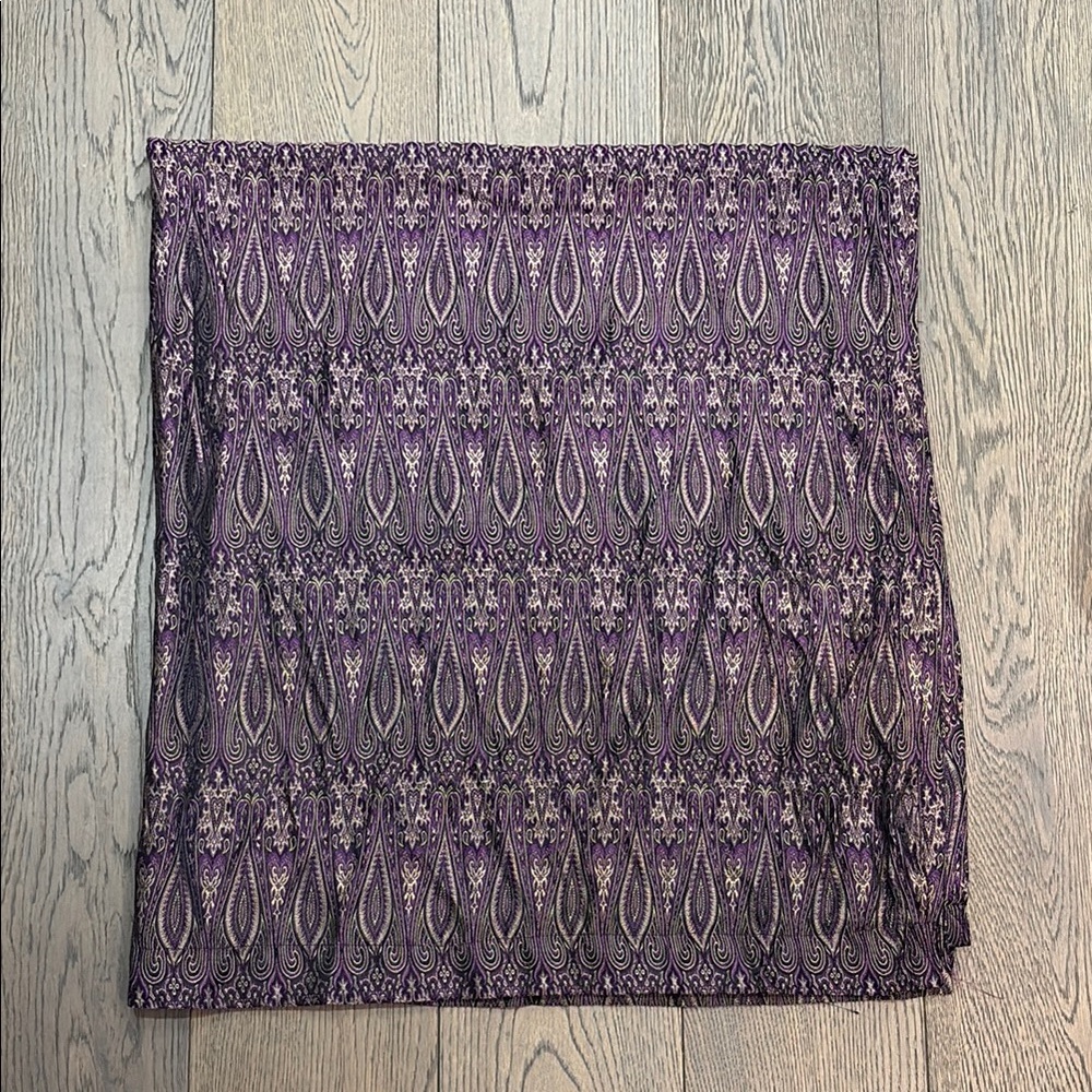 Purple Patterned Fabric
